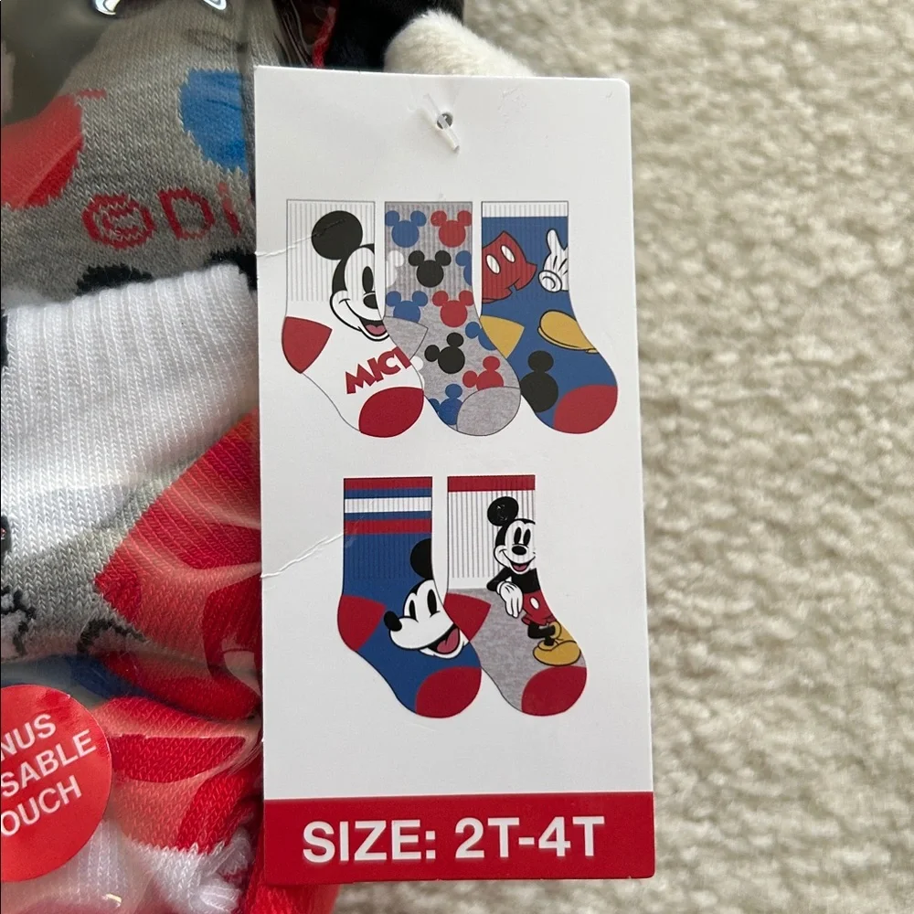 Disney Socks w/Reusable Pouch